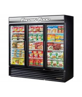 3 Glass Door Reach-in Freezer 72" (True)